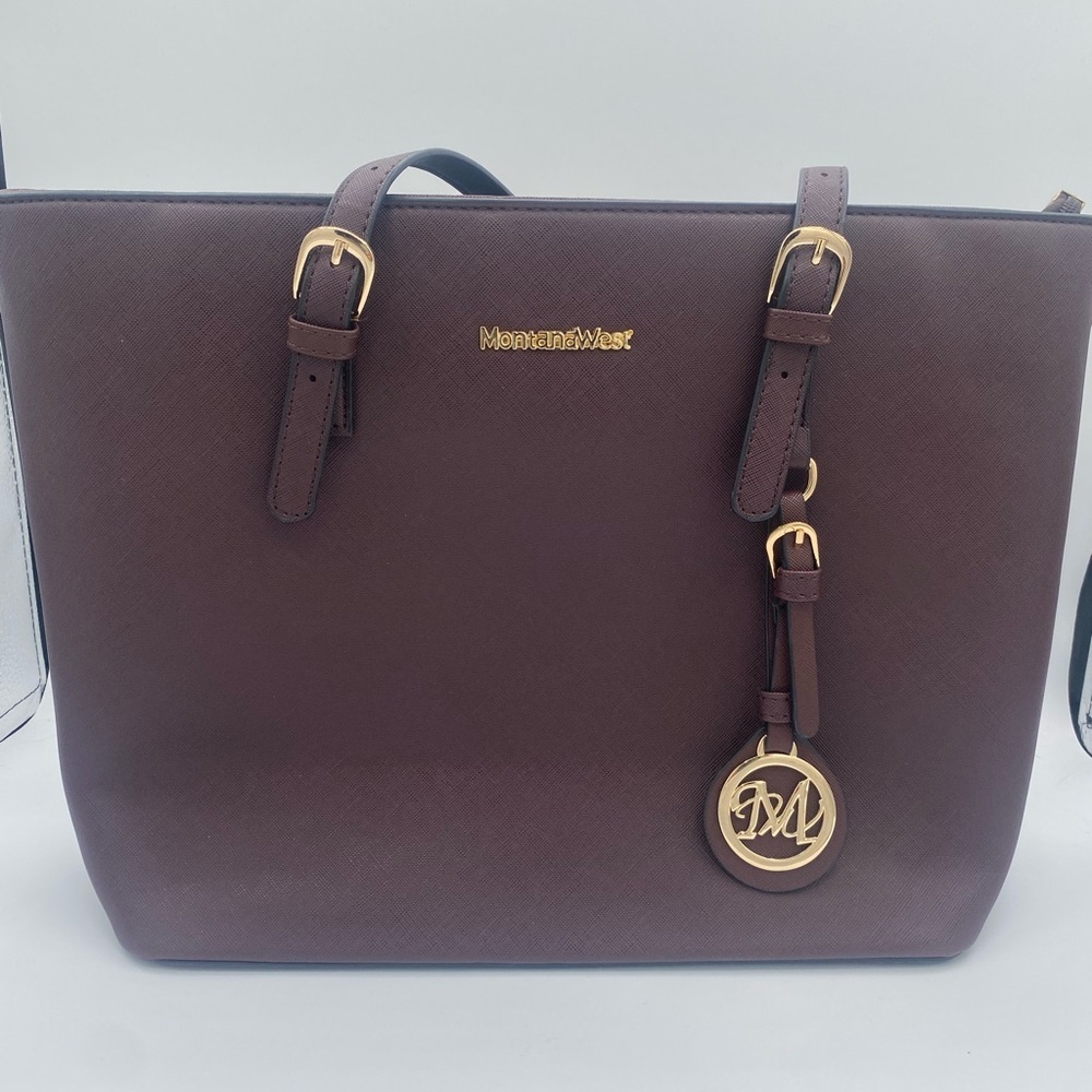 Montana West Brown Conceal Carry Tote